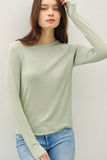 MODAL RAGLAN SLEEVE LAYERING TOP - Be Cool