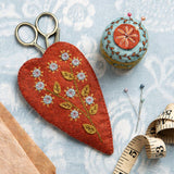 Corinne Lapierre Limited - Scissors Pouch and Mini Pin Cushion Felt Craft Mini Kit: English