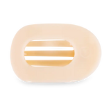 Small Flat Round Unbreakable Hair Clip - Teleties