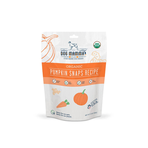 Dog Mamma's LLC - Organic Pumpkin Snaps Recipe - Gourmet Dog Treats