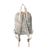 Myra Bag - Pine Meadow Cotton & Leather Crossbody Bag in Natural & Blue Floral