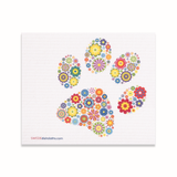 SWEDEdishcloths - Swedish Dishcloth Floral Dog Paw