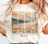 Watercolor Aesthetic Easter Tee Plus