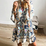 CASUAL FLORAL DRESS