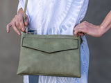 Liz Soto Handbags - Lexi 3318 cross body with wristlet: Coffee