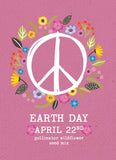 Bentley Seed Co. - Earth Day Peace and Flowers - Wildflower Mix Seed Packets
