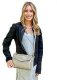 Liz Soto Handbags - Lexi 3318 cross body with wristlet: Coffee