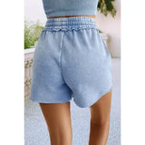 Mineral Washed Raw Cut Shorts