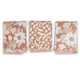 Once Again Home Co. - Mighty Mini Towel (Set of 3) Reversible - Jen Owens Pauline: Pecan