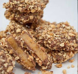 O'Shea's Candies Sweet Shop - Snack Pack Milk Choc Almond Butter Toffee Sq 1/4# Sealed Bag