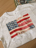 Patchwork Flag Tee Plus