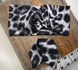 PrettyINLeopard - Womens wide leopard topknot Headband