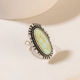 Myra Bag - Spirit Halo Turquoise Stone Ring in Vintage Teal