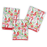Once Again Home Co. - Mighty Mini Towel (Set of 3) Reversible - Marie Le Moal Joyful Foliage: Red