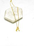 Gold KC Kansas City Hometown Necklace Chiefs Game Day