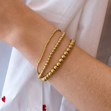 Waterproof Gold Ball Bracelets- small, medium, or large - Nikki Smith Designs