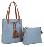 Jane 3272 two in one tote: Burgundy / Vegan leather / Two in one tote