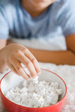 Amish Country Popcorn - 1lb Bag of Baby White Hulless Popcorn