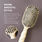 Boar Bristle Brush - Tan - Teleties