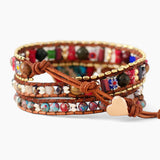 Vibrant Heart Protection Wrap Bracelet