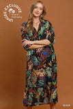 Boho Paisley Tiered Midi Dress - All Sizes