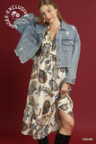 Boho Paisley Tiered Midi Dress - All Sizes