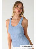 NIKIBIKI Lace Textured Square Top