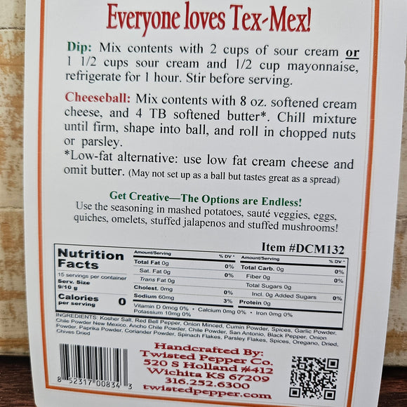 Tex-Mex Dip Mix