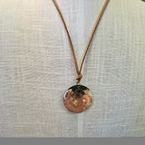 Lotus Flower Orange Necklace
