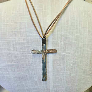 Painted Cross Necklaces