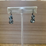 Light Blue Diamond Earrings