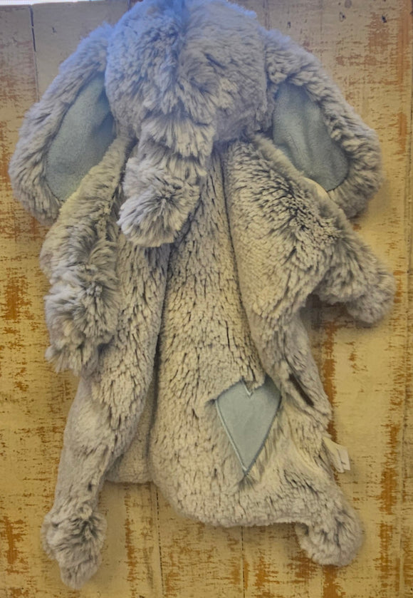 Demdaco Blue Elephant Blanket