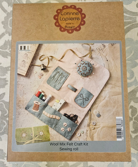 Wool Mix Felt Craft Kit Sewing Roll