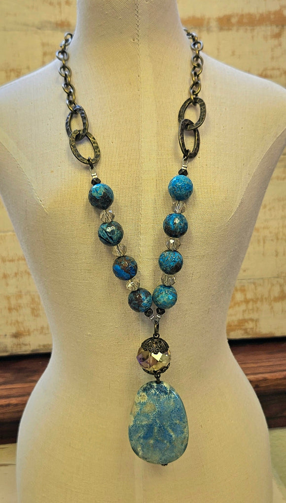 Turquoise Stone Necklace