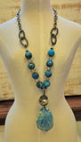 Turquoise Stone Necklace