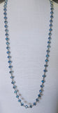 Dark Blue Beaded Necklace