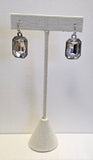 Rectangle Diamond Earrings