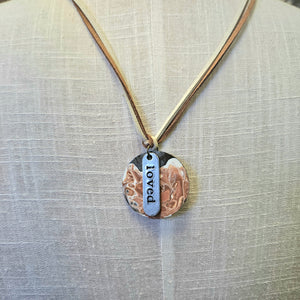 Beautiful Painted Loved Necklace