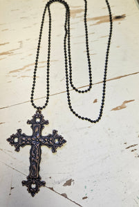 New Necklace Copper Cross Design