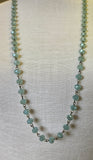 Aquamarine Beaded Necklace