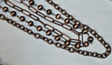 Bronze/Copper Three Strand Necklace