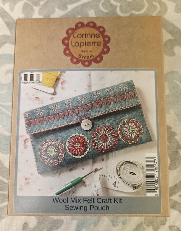 Corinne Lapierre Wool Mix Felt Craft Kit Sewing Pouch