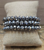 Silver Bead Bracelet