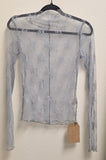 Lace Light Blue Top