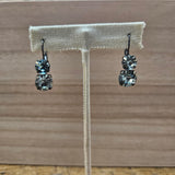 Light Blue Diamond Earrings