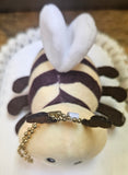 Bumblebee Stuffed Animal Keychain Or Bag/Purse Charm
