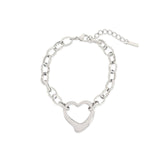 OMG Blings Polished Heart Water Resistant Bracelet