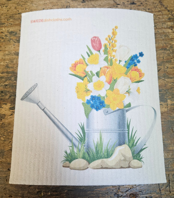 Swedish dishcloth watering can