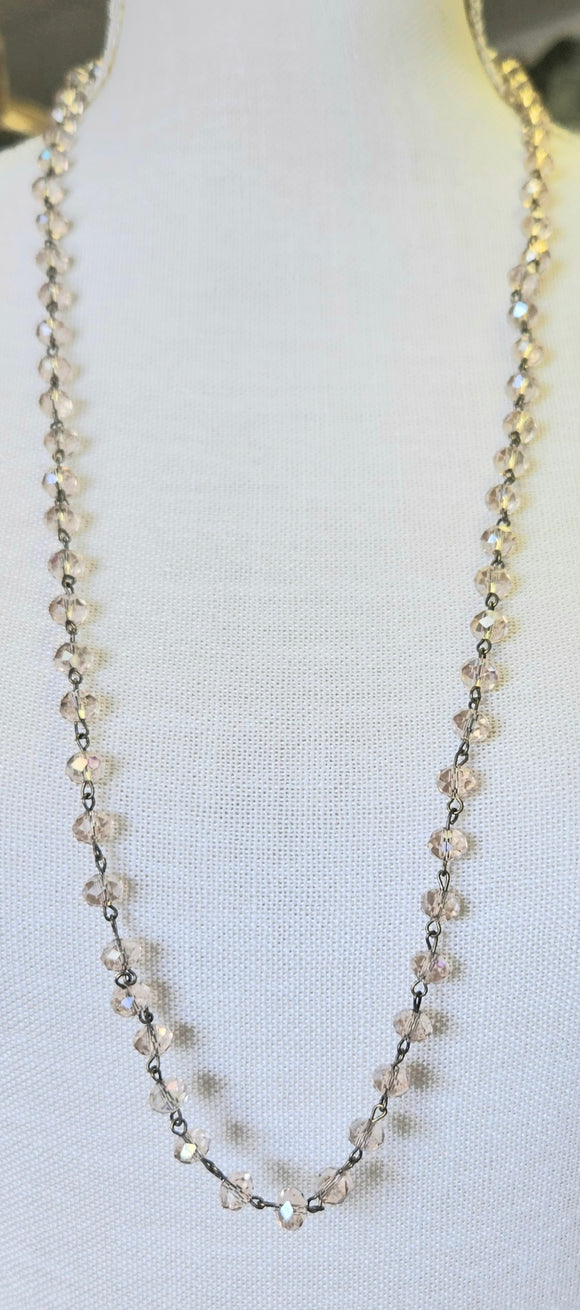 Pink Beaded Necklace