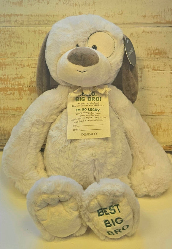 Demdaco Best Big Bro Dog Stuffed Animal
